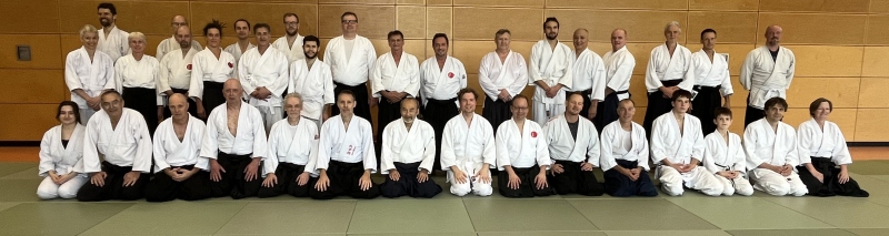 Foto der Teilnehmer des Aikido-Lehrgangs
